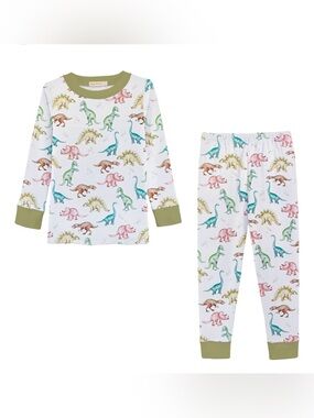 BABY CLUB CHIC Dinos Toddler Pajama Set - 3